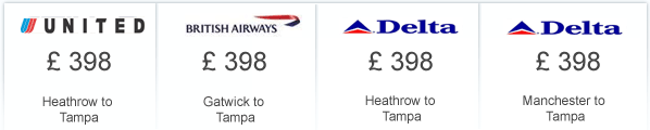 Cheap Flights to Tampa